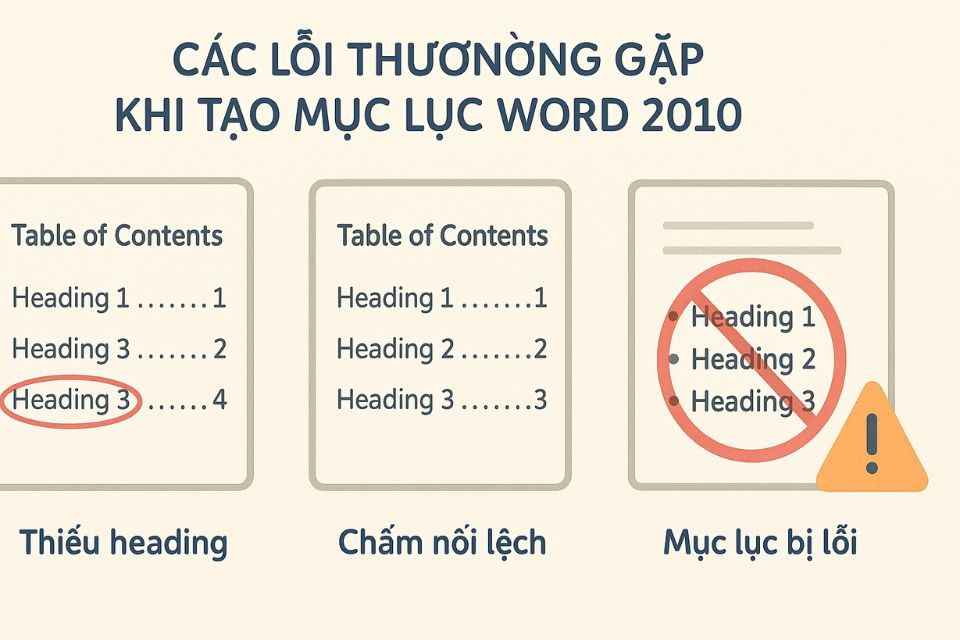 Cách sử dụng và tạo Mục lục tự động (TOC) trong Word 2010 37 Cách sử dụng và tạo Mục lục tự động (TOC) trong Word 2010 33