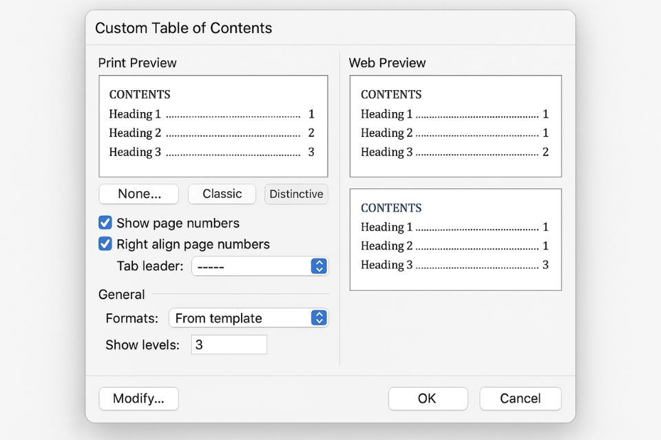 CÁCH TẠO MỤC LỤC TỰ ĐỘNG (TOC) TRONG WORD 2016 25