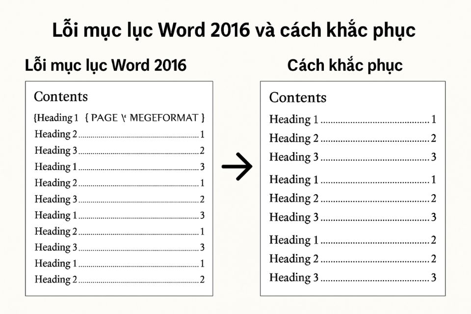 CÁCH TẠO MỤC LỤC TỰ ĐỘNG (TOC) TRONG WORD 2016 27