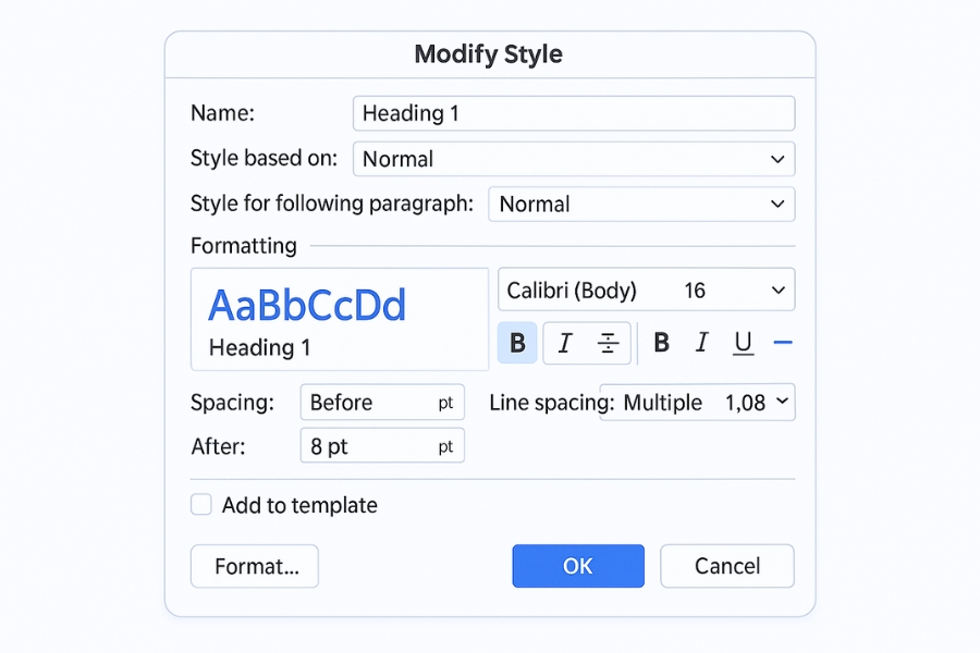 Cách Định Dạng Heading Chuẩn Trong Word 2021