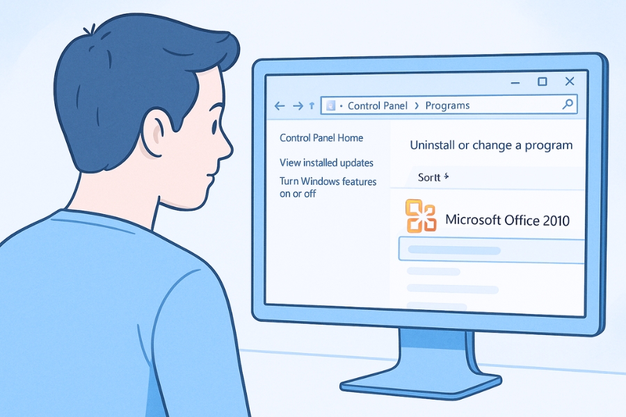 Cách Gỡ Cài Đặt Hoàn Toàn Microsoft Office 2010