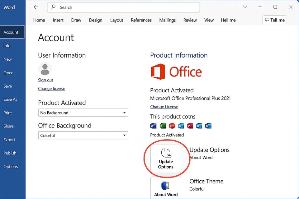 Khắc Phục Lỗi Không Cập Nhật Được Office 2019 11 Khắc Phục Lỗi Không Cập Nhật Được Office 2019 11