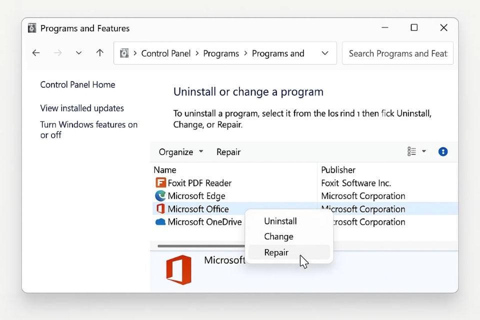 Hướng Dẫn Sửa Lỗi Không Cập Nhật Được Office 2021 13