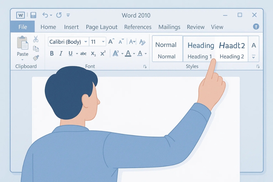 Cách tạo Mục lục tự động (TOC) trong Word 2010 – hướng dẫn dễ hiểu, tự nhiên như người thật chỉ nhau 8