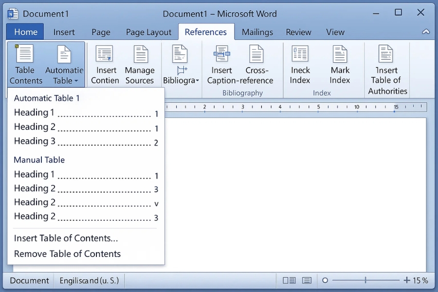 Cách tạo Mục lục tự động (TOC) trong Word 2010 – hướng dẫn dễ hiểu, tự nhiên như người thật chỉ nhau 10