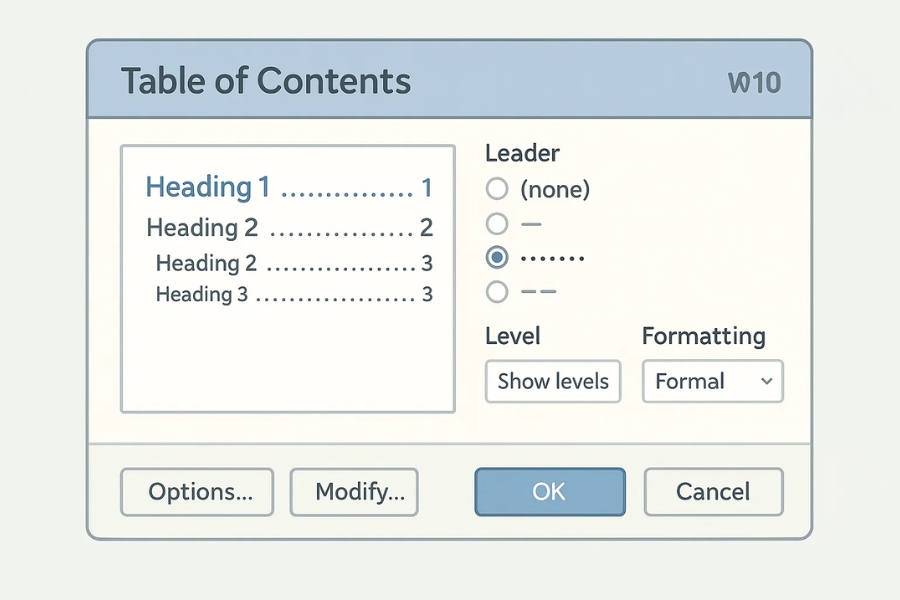 Cách tạo Mục lục tự động (TOC) trong Word 2010 – hướng dẫn dễ hiểu, tự nhiên như người thật chỉ nhau 11