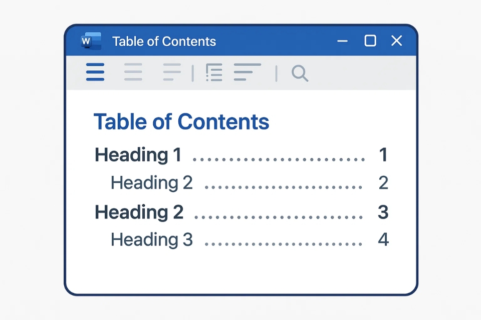 Cách tạo Mục lục tự động (TOC) trong Word 365 – hướng dẫn chi tiết mà siêu dễ hiểu! 2