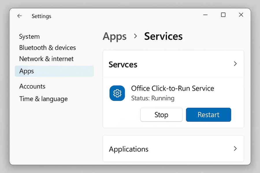 Cách xử lý khi không cập nhật được Office 2019 7 Cách xử lý khi không cập nhật được Office 2019 7
