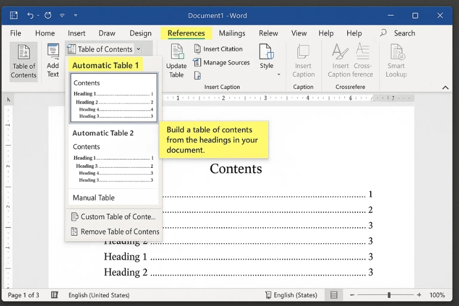 Hướng dẫn tạo Mục lục tự động (TOC) trong Word 2019 – đơn giản mà “xịn sò” 31