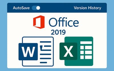 Hướng dẫn tối ưu AutoSave và Version History Office 2019