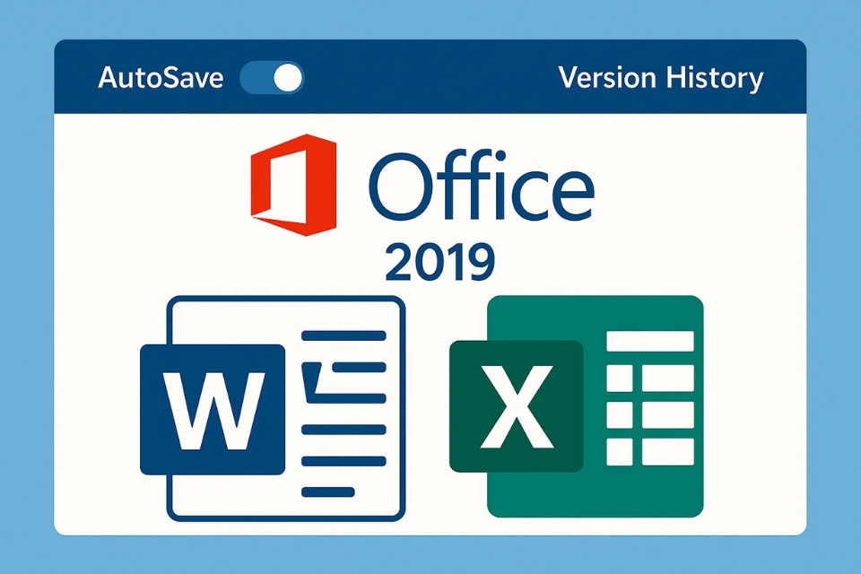 Hướng dẫn tối ưu AutoSave và Version History Office 2019