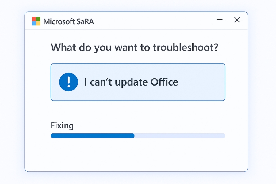 Sửa Lỗi Không Cập Nhật Được Office 365