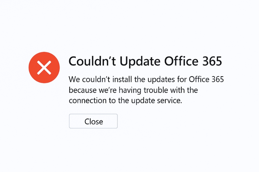 Sửa Lỗi Không Cập Nhật Được Office 365