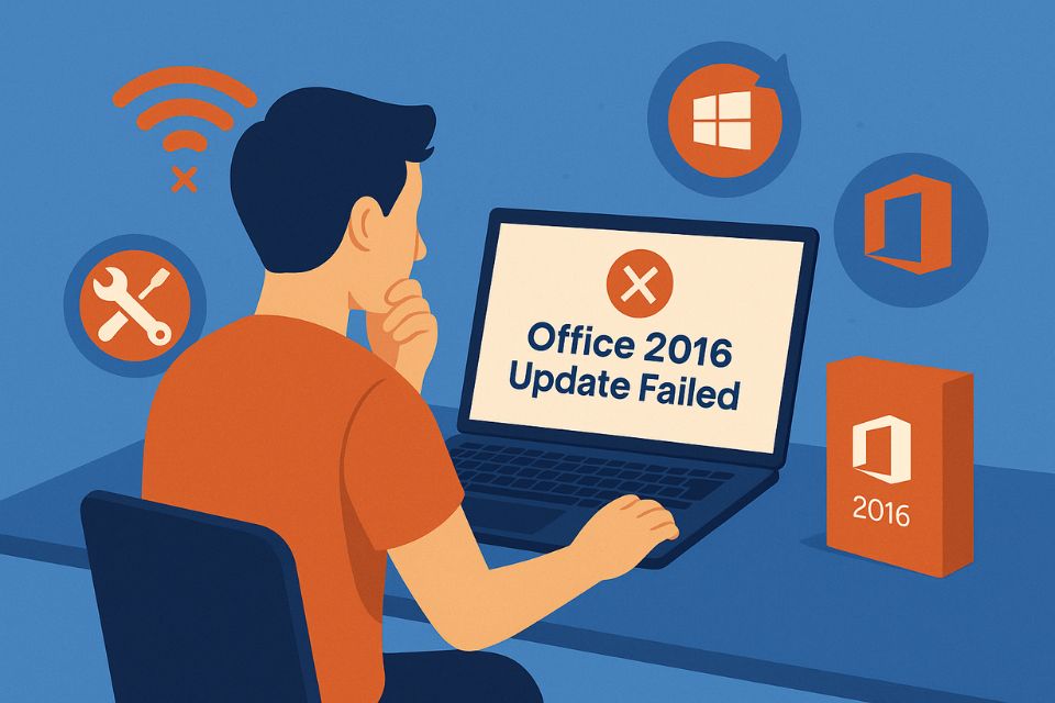 Cách sửa lỗi không cập nhật được Office 2016