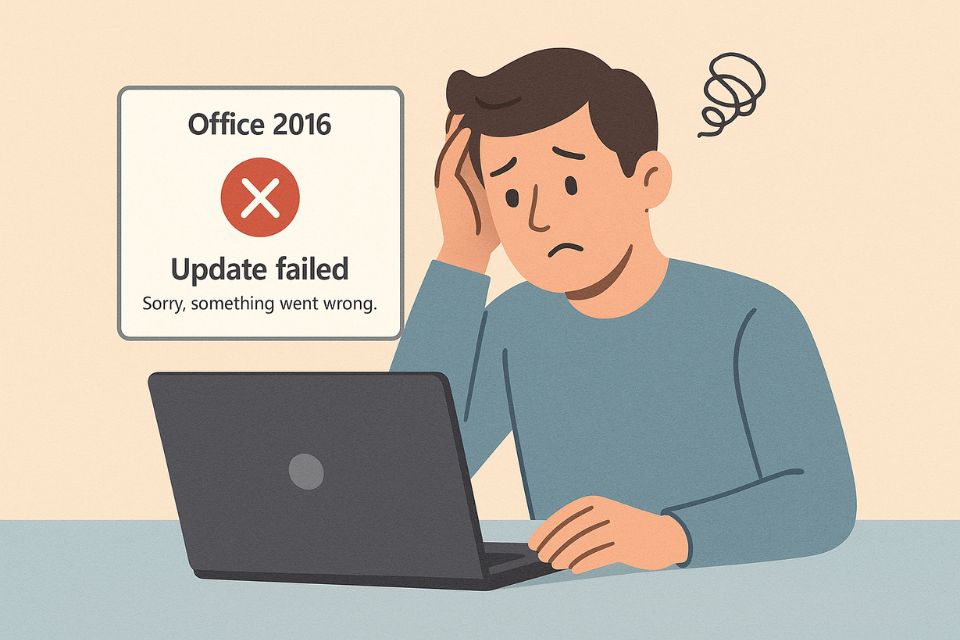 Cách sửa lỗi không cập nhật được Office 2016 1