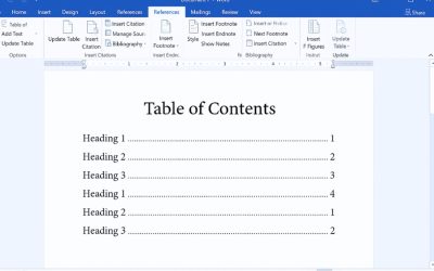 Tạo Mục lục tự động (TOC) trong Word 2016 nhanh – chuẩn – dễ chỉnh sửa