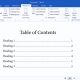 Tạo Mục lục tự động TOC trong Word 2016