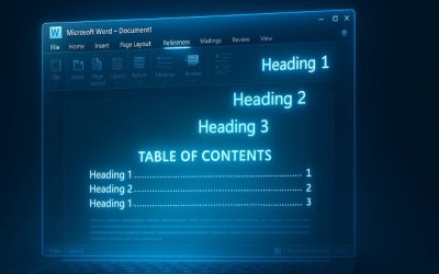 Blog 5 Thủ thuật tạo Mục lục tự động (TOC) trong Word 2010