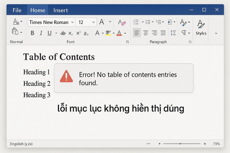 Thủ thuật tạo Mục lục tự động (TOC) trong Word 2010 6