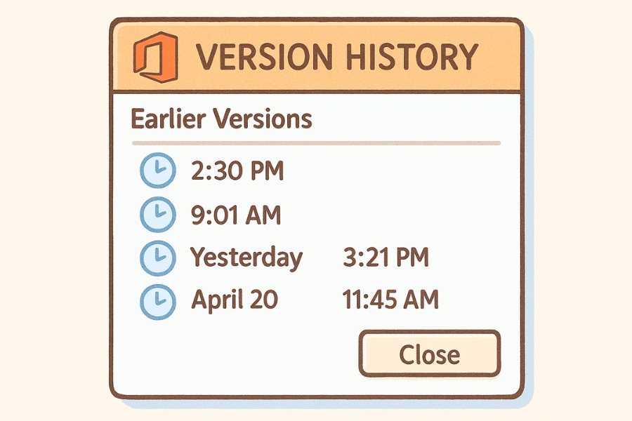 Tối ưu AutoSave và Version History trong Office 2019 2 Tối ưu AutoSave và Version History trong Office 2019