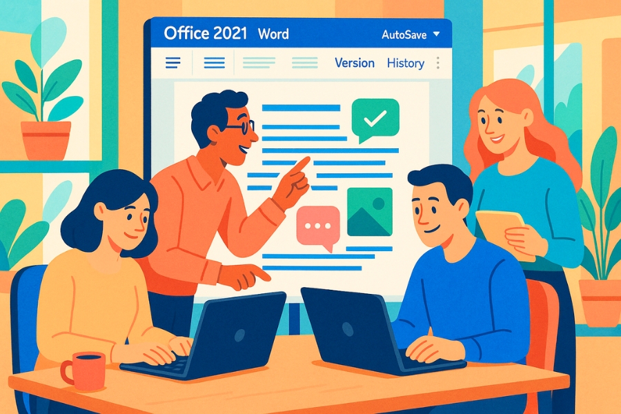 Tối ưu AutoSave và Version History trong Office 2021 