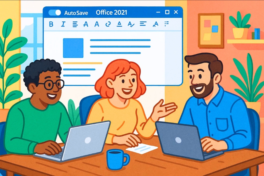 Tối ưu AutoSave và Version History trong Office 2021 