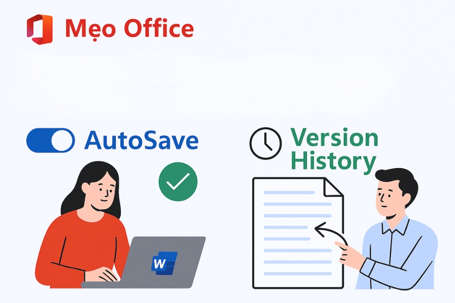 Mẹo Office: Tối ưu AutoSave và Version History trong Office 2021