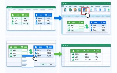 Cách Sử Dụng Power Query Hợp Nhất Bảng Excel 365