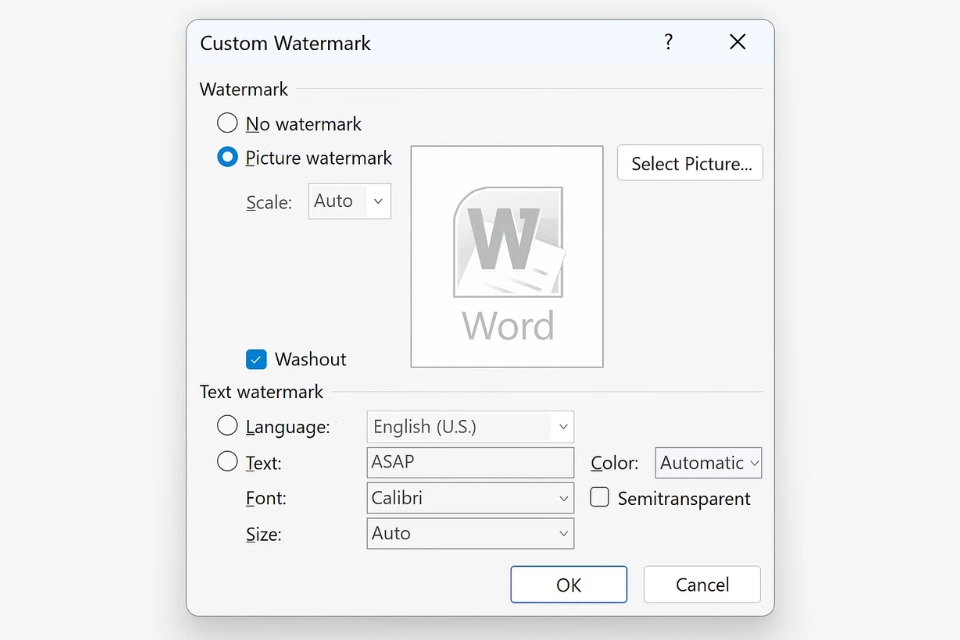 Cách làm Watermark và nền mờ trong Word 2010: nhìn “xịn” hơn liền, khỏi phải chỉnh tay cực khổ 5 Cách làm Watermark và nền mờ trong Word 2010: nhìn “xịn” hơn liền, khỏi phải chỉnh tay cực khổ 5