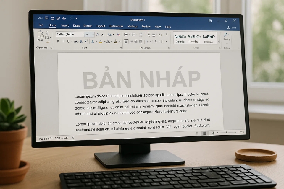 Cách làm Watermark và nền mờ trong Word 2021: tài liệu nhìn “xịn” hơn mà làm thì… dễ bất ngờ 1