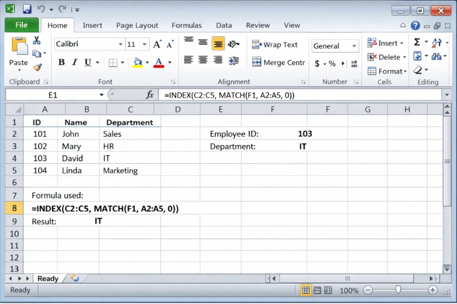 Cách sử dụng INDEX MATCH trong Excel 2010 – hiểu rồi là thấy “đã” liền! 3 Cách sử dụng INDEX MATCH trong Excel 2010 – hiểu rồi là thấy “đã” liền! 3