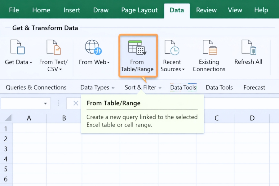 Cách sử dụng Power Query hợp nhất bảng trong Excel 2019