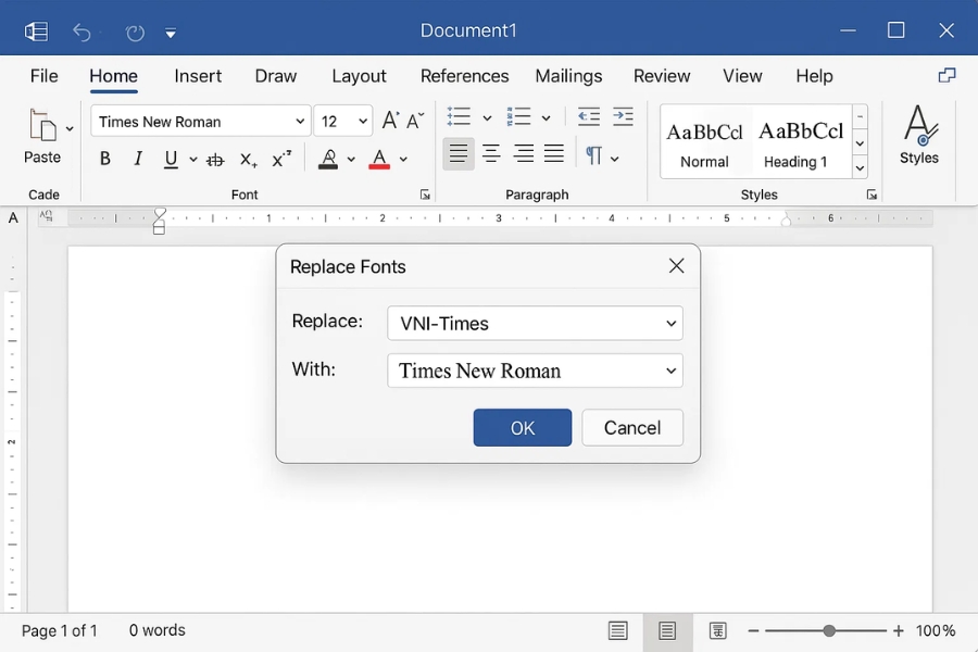 Cách sửa lỗi phông chữ trong Word 2021 tự động – Đỡ đau đầu hơn bạn nghĩ 6 Cách sửa lỗi phông chữ trong Word 2021 tự động – Đỡ đau đầu hơn bạn nghĩ 6
