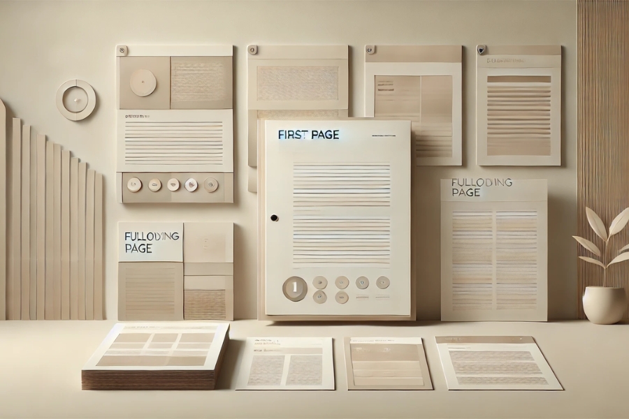 Cách thực hiện Header/Footer trang đầu khác trong Word 2019 8 Cách thực hiện Header/Footer trang đầu khác trong Word 2019 8