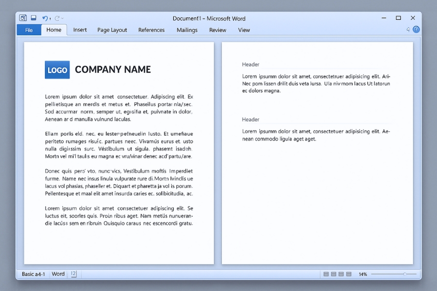 Cách thực hiện HeaderFooter trang đầu khác trong Word 2010