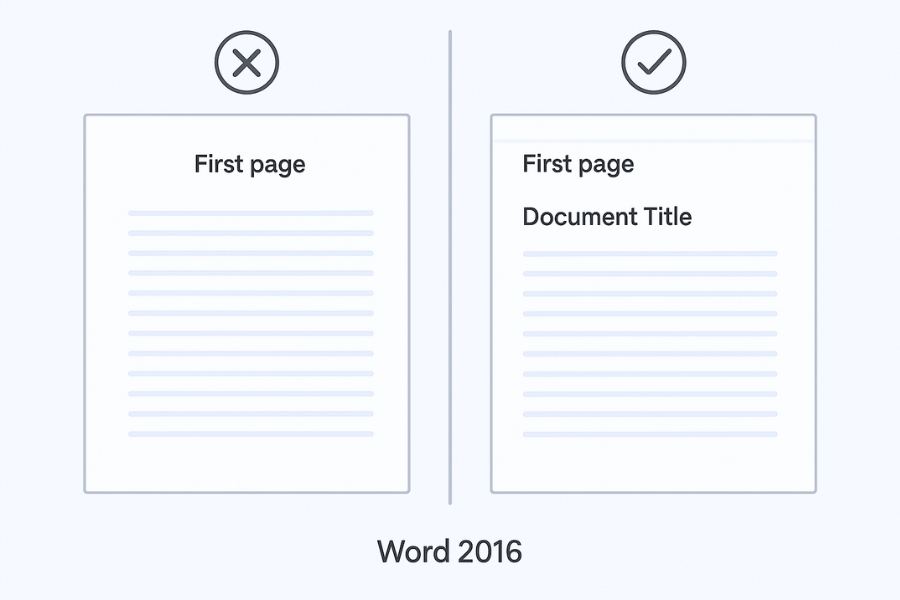 Cách thực hiện Header/Footer trang đầu khác trong Word 2016 – thao tác nhỏ tạo sự chuyên nghiệp lớn! 4 Cách thực hiện HeaderFooter trang đầu khác trong Word 2016
