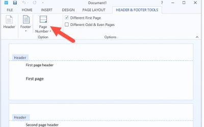 Cách thực hiện Header/Footer trang đầu khác trong Word 2016 – thao tác nhỏ tạo sự chuyên nghiệp lớn!