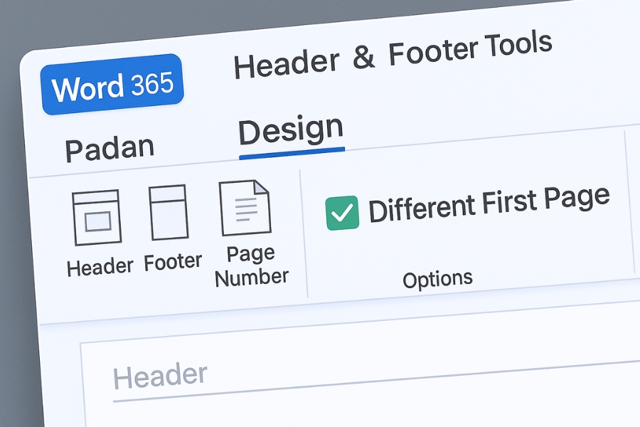 Cách thực hiện Header/Footer trang đầu khác trong Word 365 – nhìn đơn giản nhưng không biết là dễ làm sai! 14 Cách thực hiện HeaderFooter trang đầu khác trong Word 365