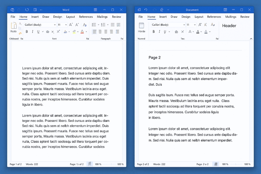 Cách thực hiện Header/Footer trang đầu khác trong Word 365 – nhìn đơn giản nhưng không biết là dễ làm sai! 16 Cách thực hiện HeaderFooter trang đầu khác trong Word 365