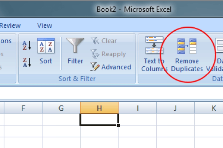 Cách thực hiện Remove Duplicates trong Excel 2010 – Đơn giản hơn bạn nghĩ! 2