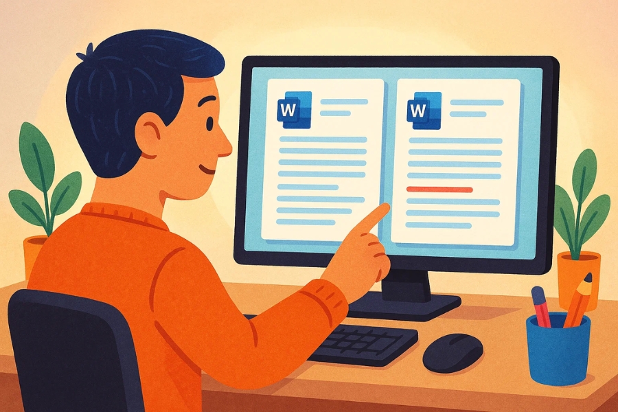 Cách thực hiện so sánh hai tài liệu Word 2010 – đơn giản hơn bạn nghĩ! 1