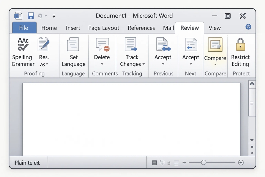 Cách thực hiện so sánh hai tài liệu Word 2010 – đơn giản hơn bạn nghĩ! 2