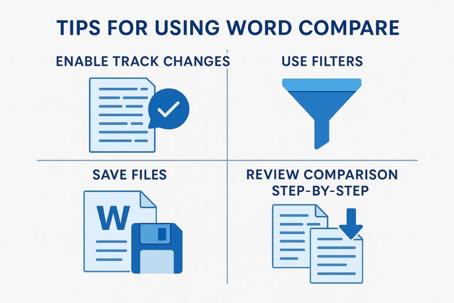 Cách thực hiện so sánh hai tài liệu Word 2016 8 Cách thực hiện so sánh hai tài liệu Word 2016 8