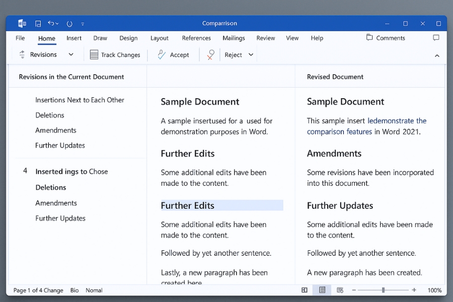 So Sánh Hai Tài Liệu Trong Word 2021 – Kỹ Năng Nhỏ Nhưng Giá Trị Lại Lớn! 7 So Sánh Hai Tài Liệu Trong Word 2021