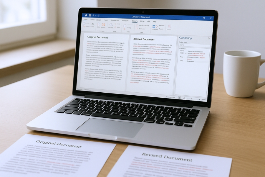So Sánh Hai Tài Liệu Word 2019 