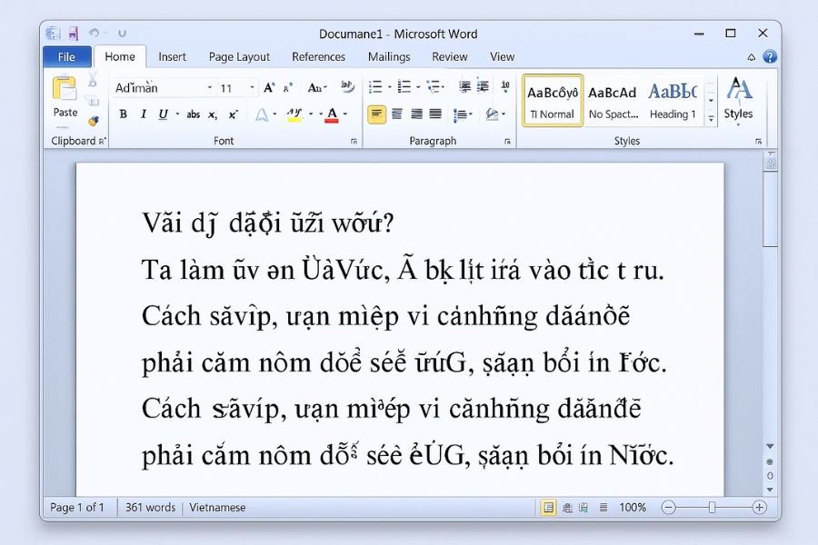 Sửa lỗi font tiếng Việt trong Word 2010 – những lỗi quen thuộc và cách khắc phục đơn giản đến bất ngờ! 7 Sửa lỗi font tiếng Việt trong Word 2010