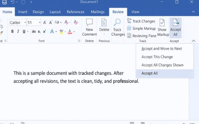 Thực Hiện Track Changes Và Accept All Trong Word 2016 – Sửa Tài Liệu Có “dấu Vết”, Gọn Gàng Và Chuyên Nghiệp