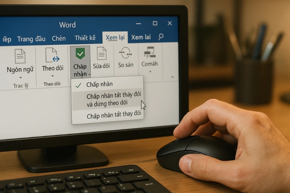 Track Changes & Accept All trong Word 2019: sửa tài liệu “có dấu vết” cho khỏi rối 4