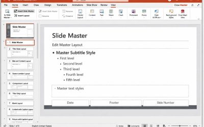 Cách thực hiện Slide Master để tạo template PowerPoint 2021