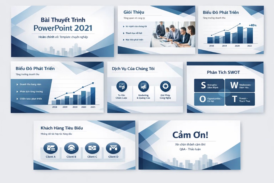 Cách thực hiện Slide Master để tạo template PowerPoint 2021 6